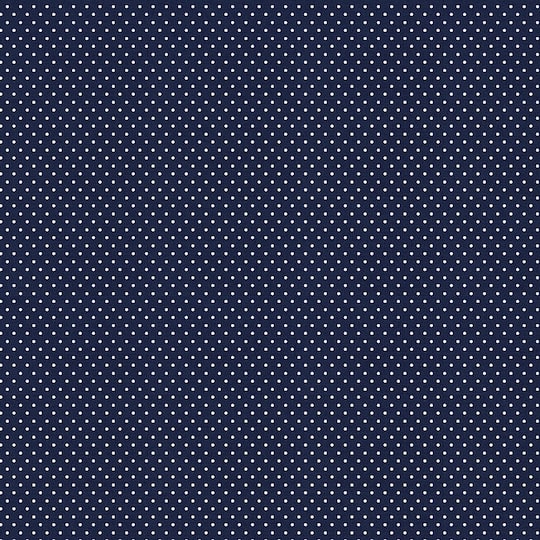 Fabric Editions Navy Pin Dot Cotton Fabric